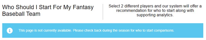 Lineup Experts Who to Start